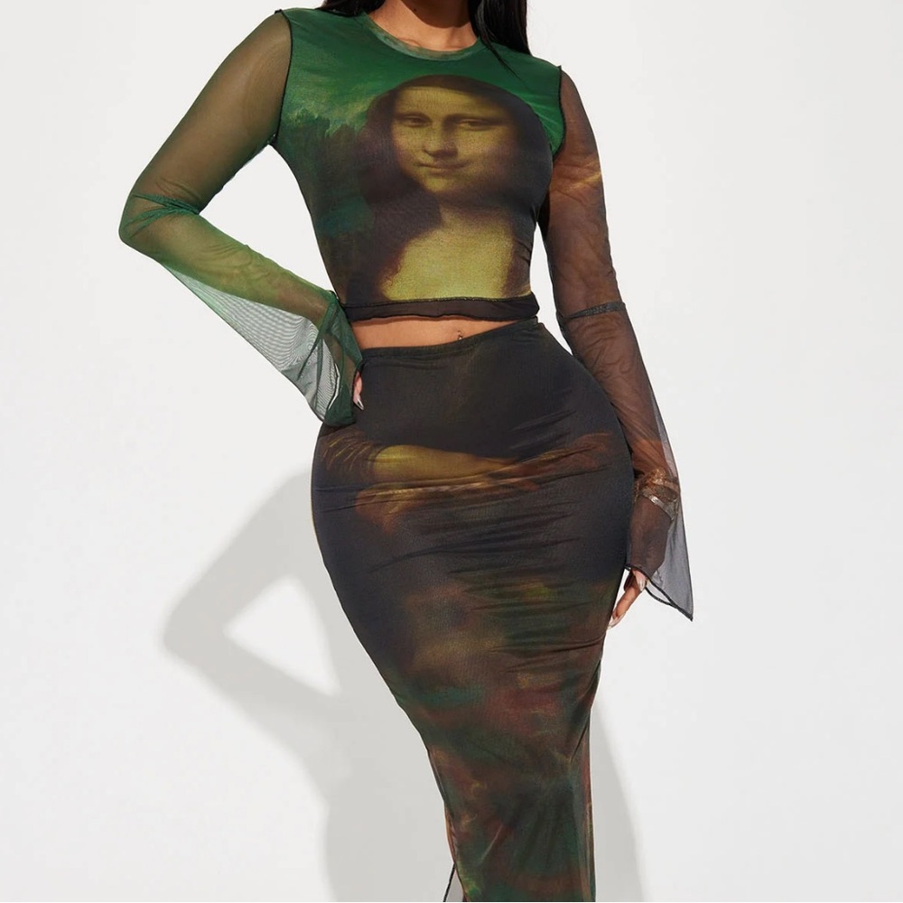 Mona Lisa Mesh Skirt Set